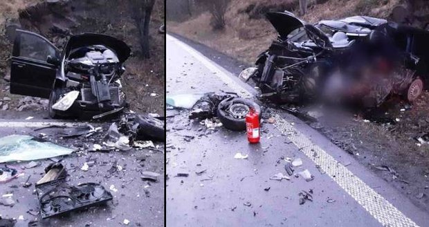 Tragická nehoda na Šumpersku: Řidič zemřel, dvě děti se zranily
