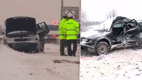 Tragédie na zasněžené D1: Elenu (†36) smetl autobus! Tři malé děti přišly o mámu