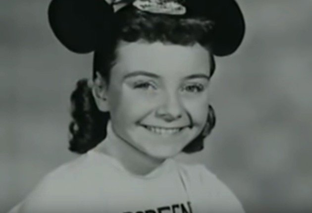 Doreen Tracey jako dětská hvězda v The Mickey Mouse Club