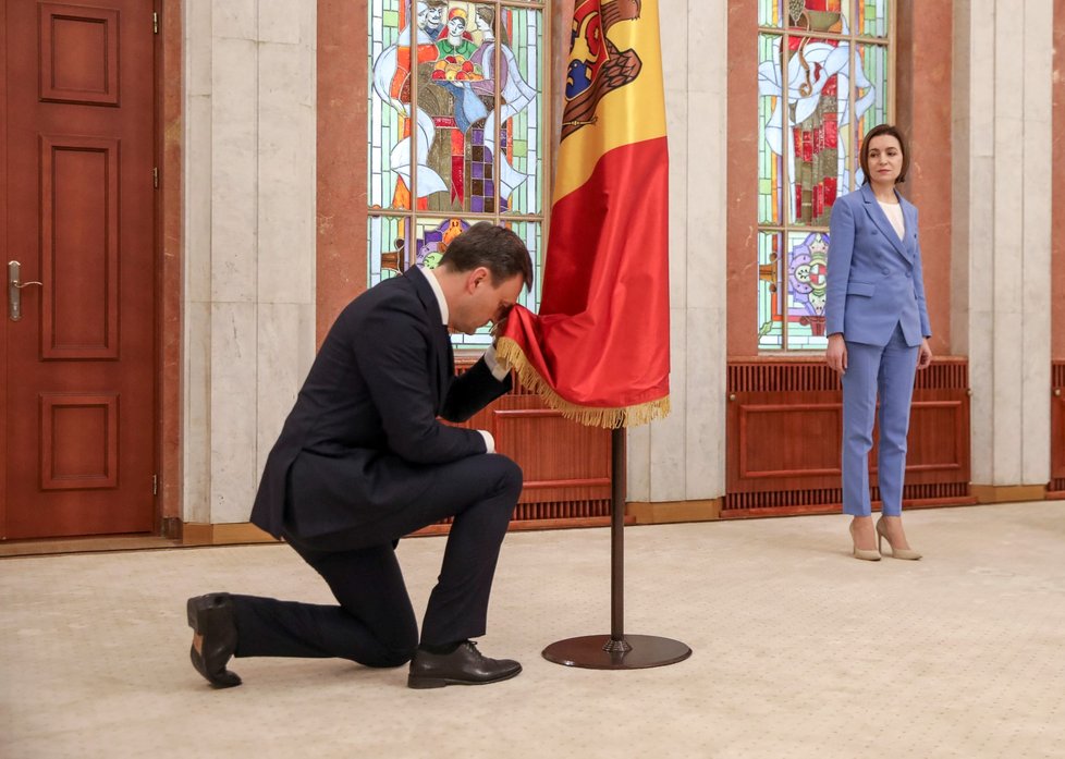 Moldavský premiér Dorin Recean