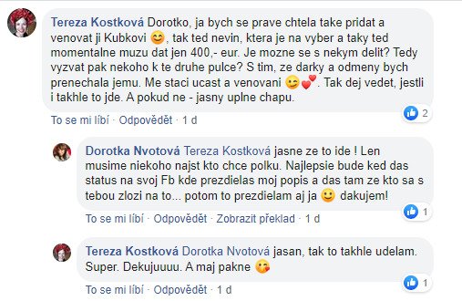 Dorota Nvotová prodává na facebooku své písničky.