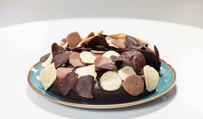Bramborový čokoládový dort