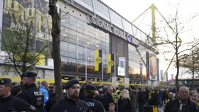 Autobus Dortmundu před čtvrtfinále LM poškodily exploze