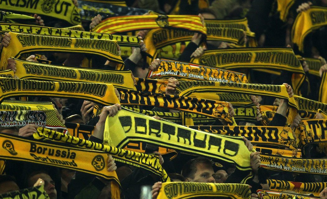 Fanoušci Borussie Dortmund uctili zesnulého kamaráda