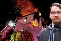 Děsivé rozuzlení požáru: Dům s rodiči zapálil Jakub (28)?! Je psychicky nemocný a na útěku