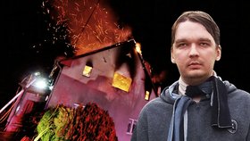 Při požáru rodinného domu v Ostravě hasiči zachránili rodičovský pár, jejich syn Jakub (28) zmizel a hledá ho policie.