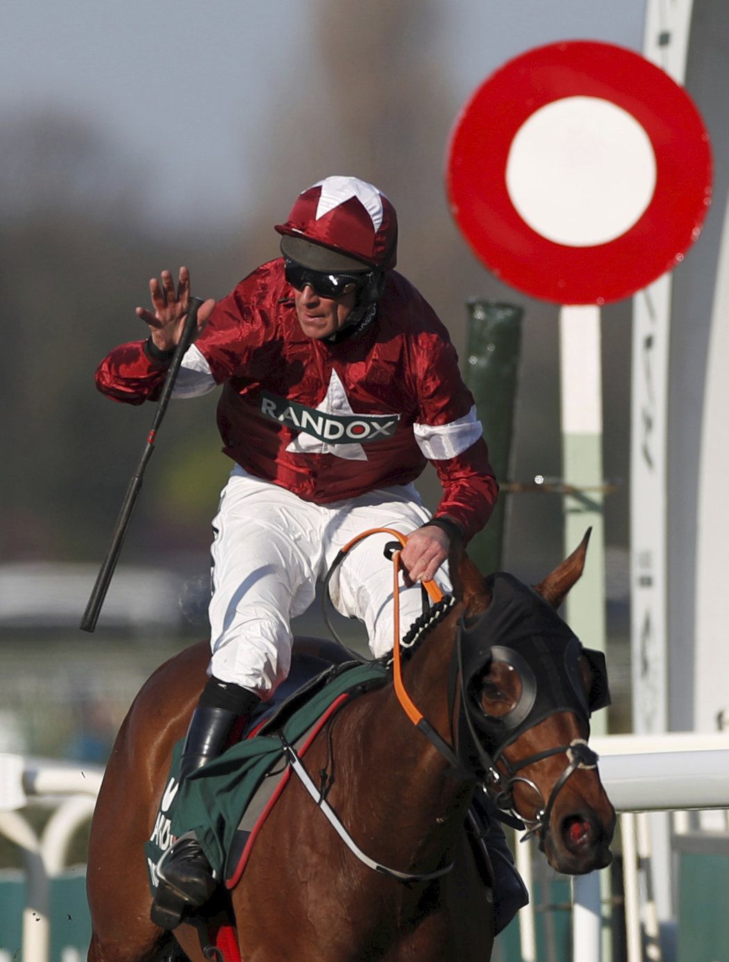 Žokej Davy Russell provedl favorita Tigera Rolla závodem bez jediného problému