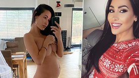Těhotná modelka Nikol Dotková se vyfotila nahá
