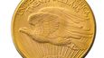 Aukční síň Sotheby&#39;s dnes vydražila americkou zlatou minci Double Eagle (Dvojitý orel) z roku 1933 za rekordních téměř 18,9 milionu dolarů (přes 394 milionu korun)