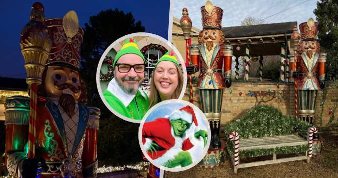 Vánoční výzdoba manželů Pecarskiových