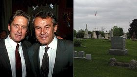 "Utajený" hrob Miloše Formana: Navštívil ho Michael Douglas