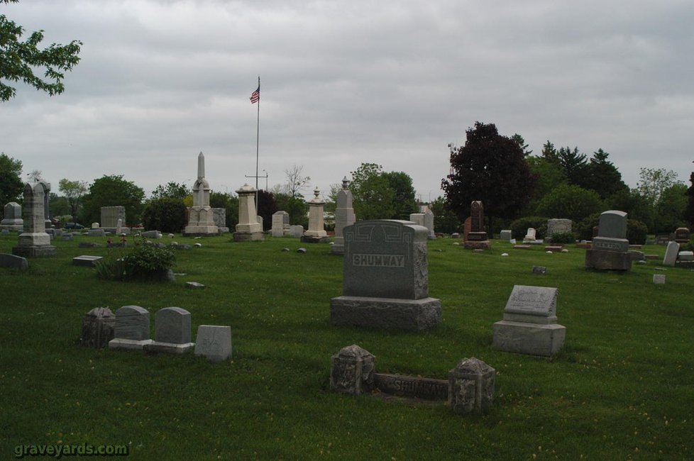 Hřbitov ve Warrenu, na kterém je Forman pochovaný