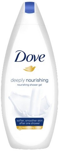 Sprchový gel Dove Deeply Nourishing, 75 Kč (250 ml), koupíte v síti drogérií
