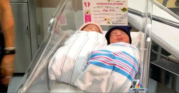 Dvojčata Jaelyn a Luis se narodila každé v jiném roce.