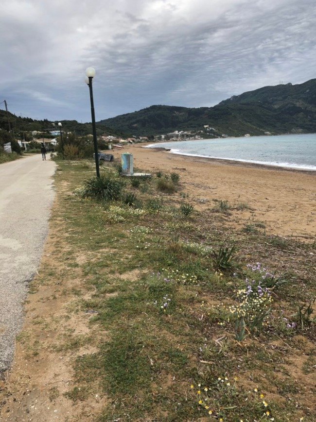 Dovolená hrůzy na Korfu: Pohled na špinavou pláž