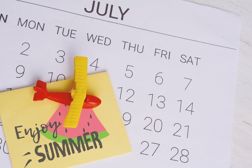 Doba letních dovolených se blíží