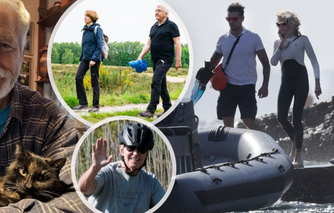 Prezidentské dovolené: Pavel na chatě, Macronovi na jachtě i cyklisti Čaputová a Biden