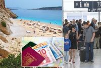 Češi loni nejčastěji vyrazili na dovolenou v Řecku, Egyptě a Turecku, uvedla agentura