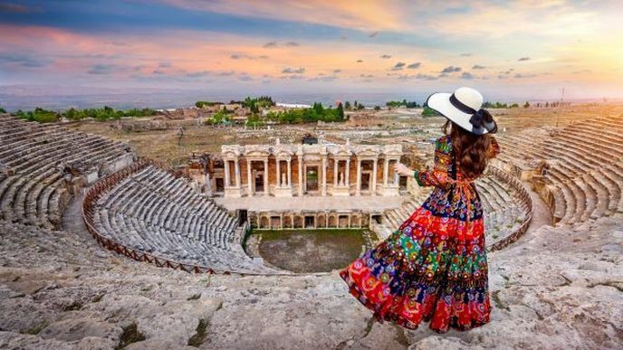 Divadlo v antickém městě Hierapolis
