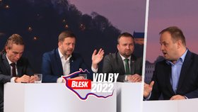 Superdebata Blesku: Lídři stran o kauze Dozimetr (22.9.2022)