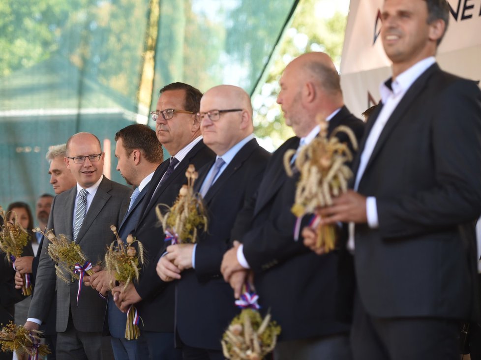 Politici zahájili Národní dožínky, mluvili o podpoře zemědělců.