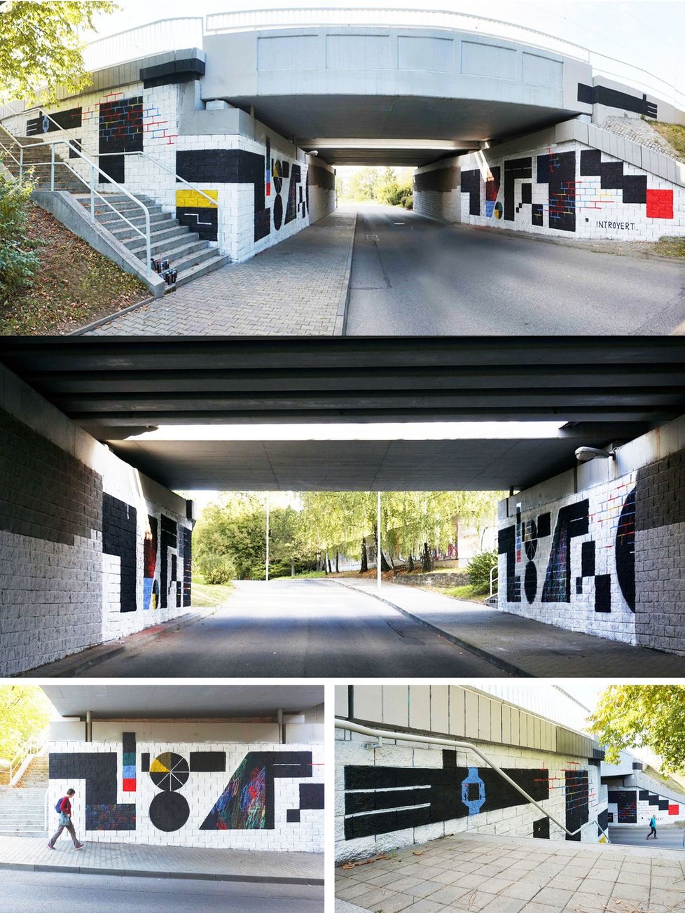 Umělecky ztvárněné graffiti zdobí nově 13 tramvajových mostů.
