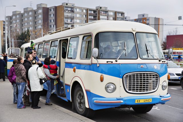 Letitý autobus Škoda 706 RTO