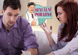 Dr. Karel Obdařený řeší trable muže, kterého trápí, že svým penisem plně nevyplňuje snoubenku.