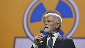 Petr Pavel na rozlučkovém mejdanu pro Danu Drábovou, 23.10.2025
