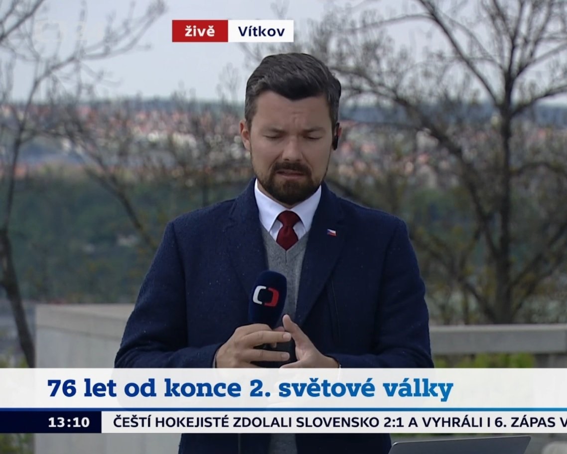 Tomáš Drahoňovský ve vysílání České televize