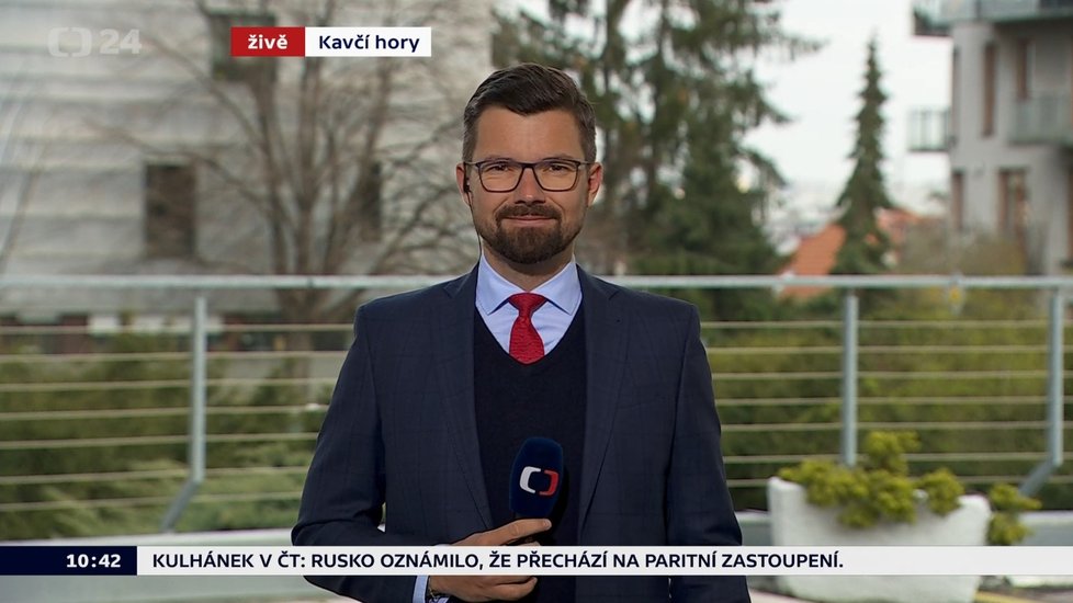 Tomáš Drahoňovský ve vysílání České televize