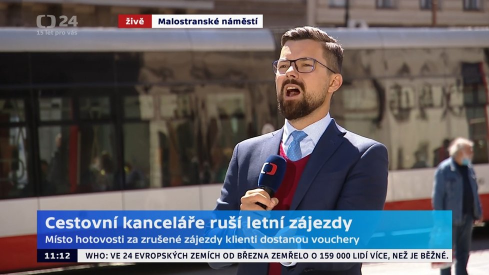 Tomáš Drahoňovský ve vysílání České televize