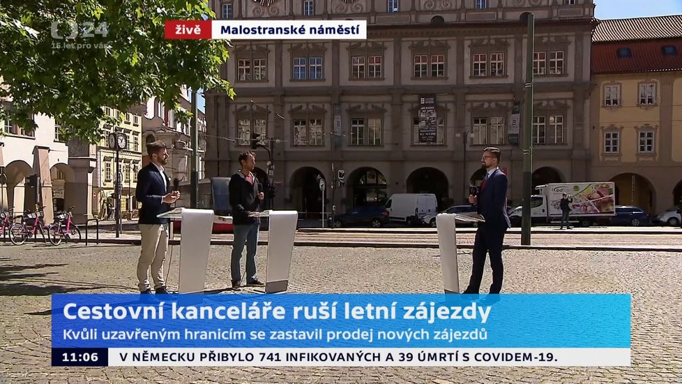 Tomáš Drahoňovský ve vysílání České televize