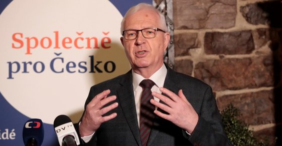 Neúspěšný prezidentský kandidát Jiří Drahoš na tiskové konferenci k dalším plánům v politice (20. 3. 2018)