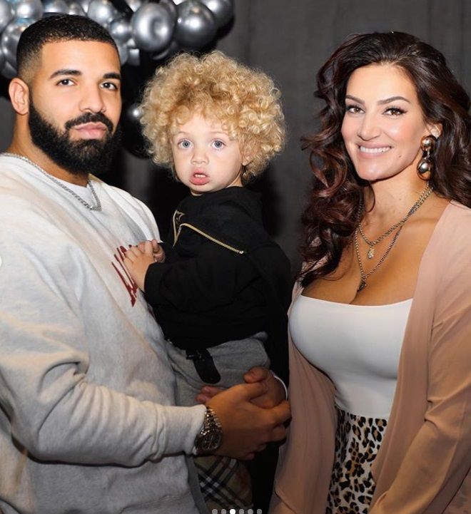 Drake s rodinou.