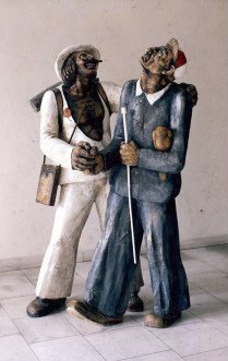 Nejžádanějším artiklem se na charitativní aukci Konta Bariéry stala dřevěná socha Michaela Bílka „Převádění“, za niž vítězný zájemce nabídl 230 000 korun.