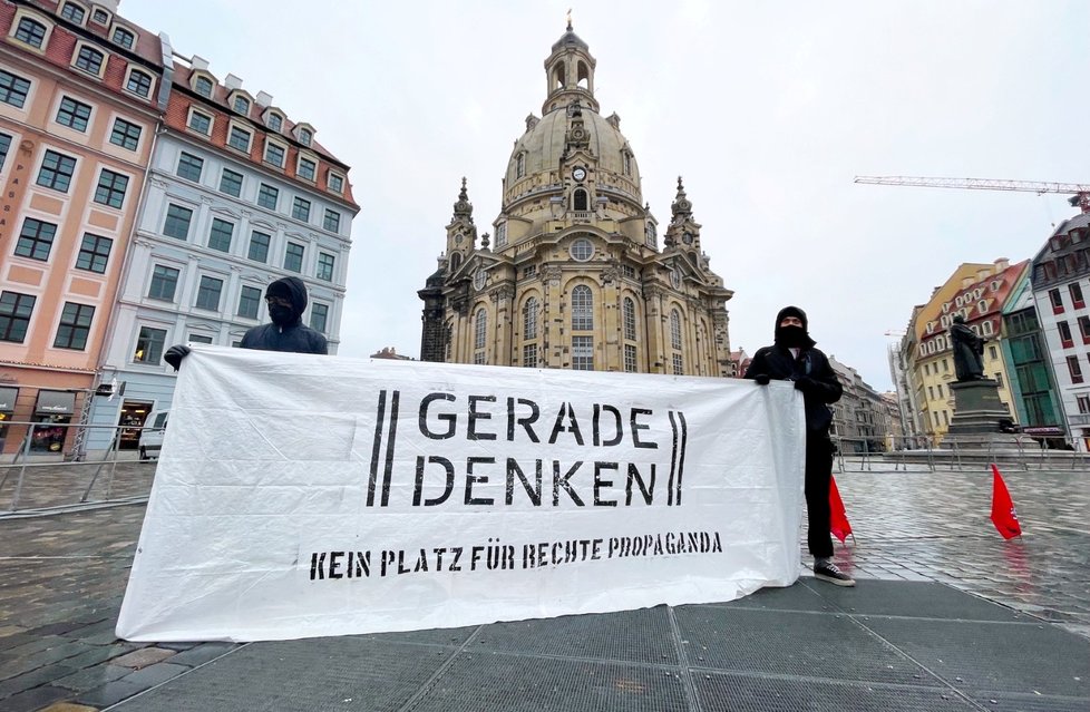 Demonstrace v Drážďanech