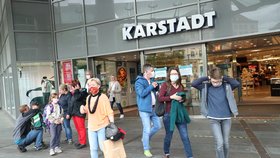Nakupování v Drážďanech (léto 2020)