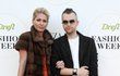Olga Menzelová a stylista Jan Pokorný. Olga Menzelová a stylista Jan Pokorný.