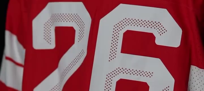 Švýcaři použili pro představení olympijské sady hokejových dresů video.