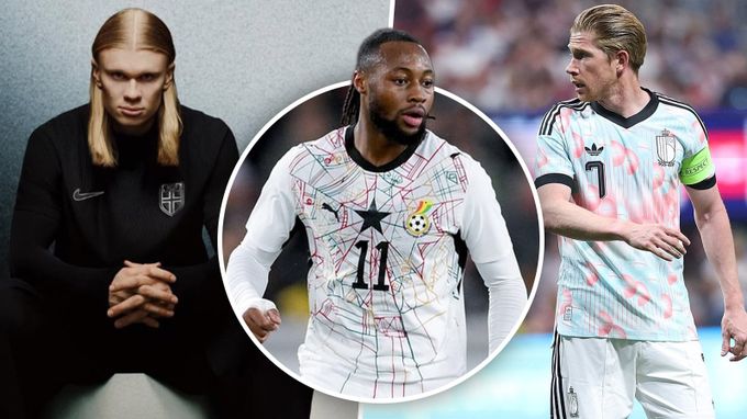 Dresy na MS: kdo překvapil? Pavučina Ghany, belgická fantazie i „počmáraná“ Kanada Dresy na MS: kdo překvapil? Pavučina Ghany, belgická fantazie i „počmáraná“ Kanada