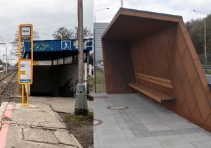 Při rekonstrukci zastávky Dřevoprojekt v Ostravě lidé doufali, že je nový přístřešek ochrání před nepřízní počasí... nestalo se. Prší tam a fouká.