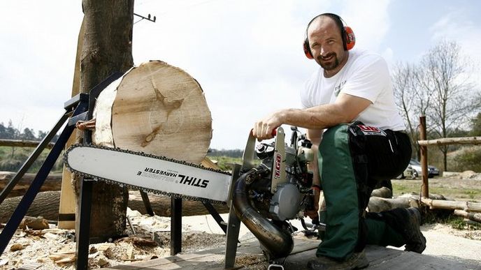 Dřevorubec David Síla, ilustrační foto