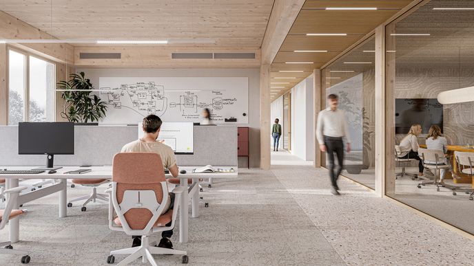 Společnost Novatop vyvinulo s architektonickým studiem Perspektiv modulární administrativní dřevostavby Společnost Novatop vyvinulo s architektonickým studiem Perspektiv modulární administrativní dřevostavby