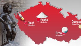 Drogová mapa Česka