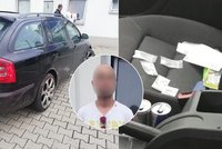 Dal si „dávku“ a sedl za volant! Zfetovaného řidiče (27) chytli policisté, u sebe měl pervitin