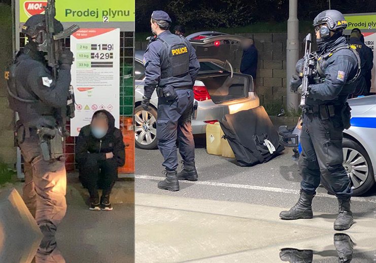 Řidič s jeho komplicem převáželi pervitin v hodnotě půl milionu korun v luxusním BMW. Policisté našli i nádobíčko na výrobu drog.