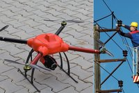 Elektronické oči ušetří hodiny práce: Místo lidí hlídají vedení drony