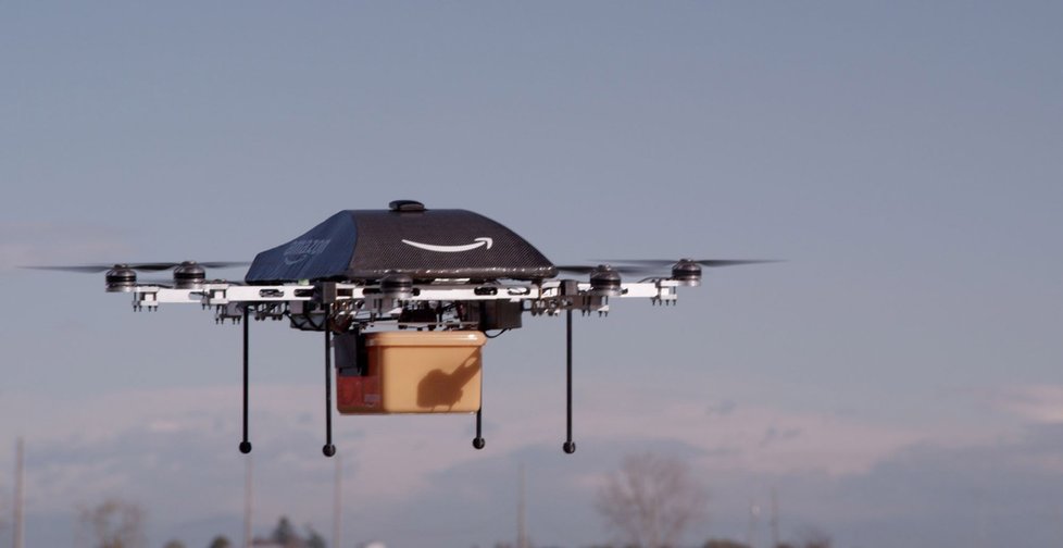 Donáškový dron od Amazonu