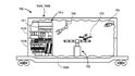 Návrh mobilní stanice pro drony v žádosti o patent, který podala firma Amazon.